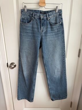 Massimo Dutti Straight Leg Blue Jeans
